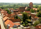 Güstrow, Blick von St. Marien : Kirche, Kuftbild
