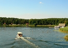 Im Reekkanal, Verbindung zwischen Kölpinsee und Binnenmüritz : See, Motorboot, Anleger